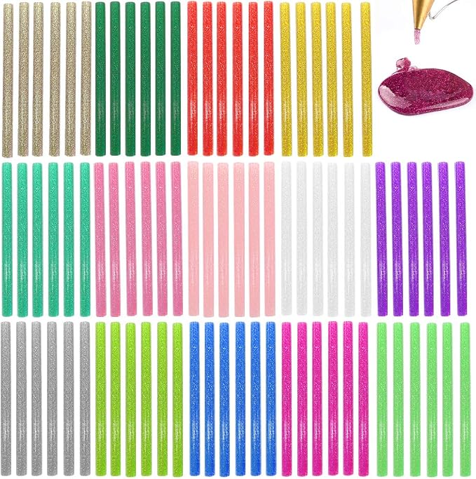 Ewparts Glitter Glue Sticks 14 Colors 84 Pack