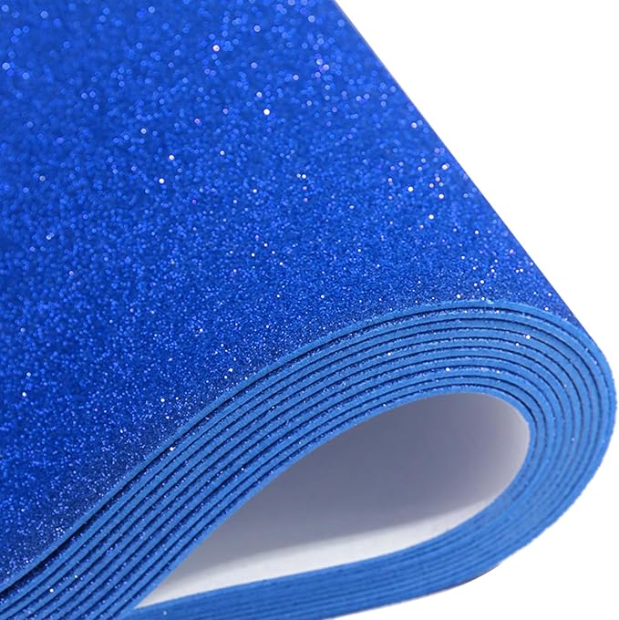 10 Sheets Glitter Paper Sheet for Crafts, A4 Cardstock Self-adhesive Paper for