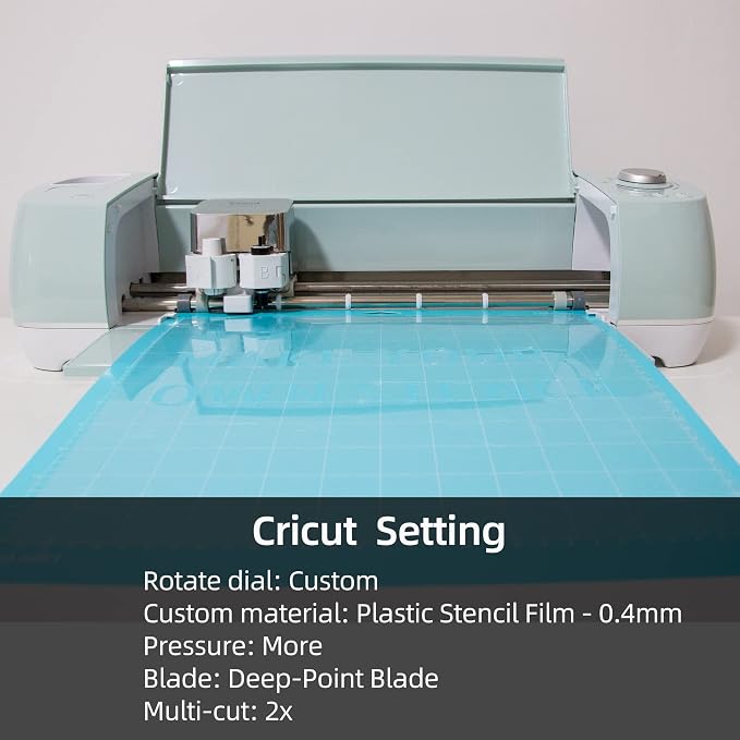 7.5Mil Blank Mylar Sheet, 12“ X 12” Clear Plastic Sheet, Stencil Plastic Sheets