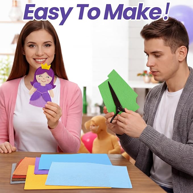 Peryiter 150 Pcs Fall Felt Sheets Bulk