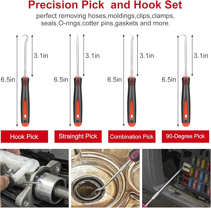 Trim Removal Tool Kit 330Pcs Car Removal Tool Kit Pry Tool Set Auto Clip Pliers Panel Door Radio Dash Window Bumper Adhesive Cable Clips Retainer Clip Set Terminal Removal Tool Set Fastener Remover