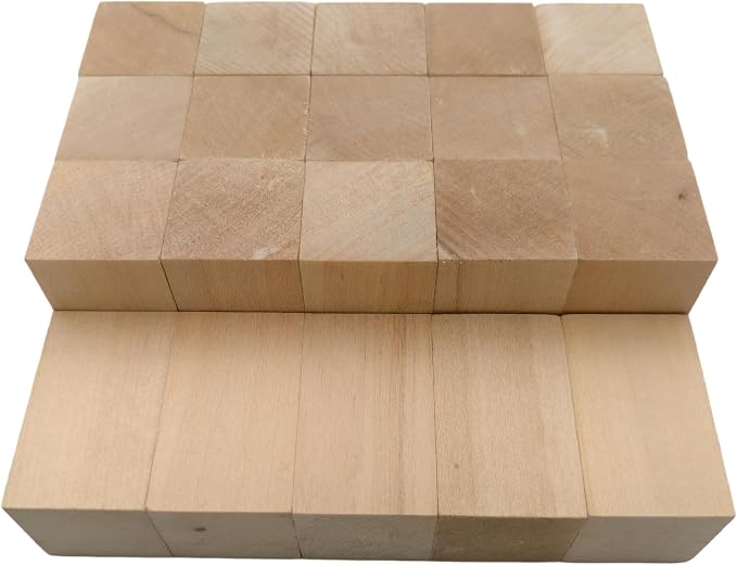 20PCS Basswood Carving Blocks, Whittling Wood Carving Kit, Unfinished Wooden