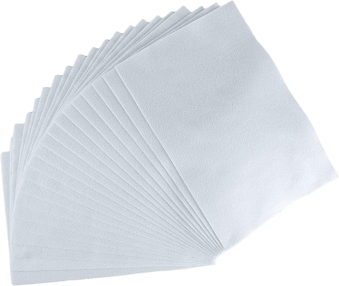 Jtnohx White Felt Fabric, Soft Felt Sheets