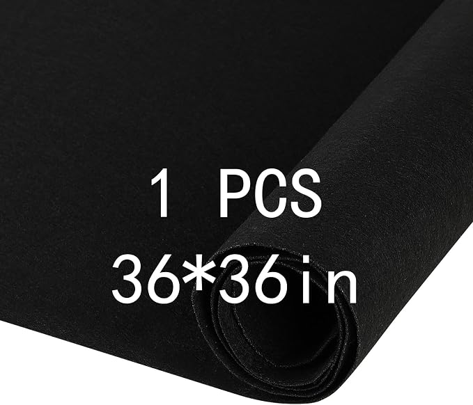 Black Felt Sheets 36 X 36 inht Felt Sheets