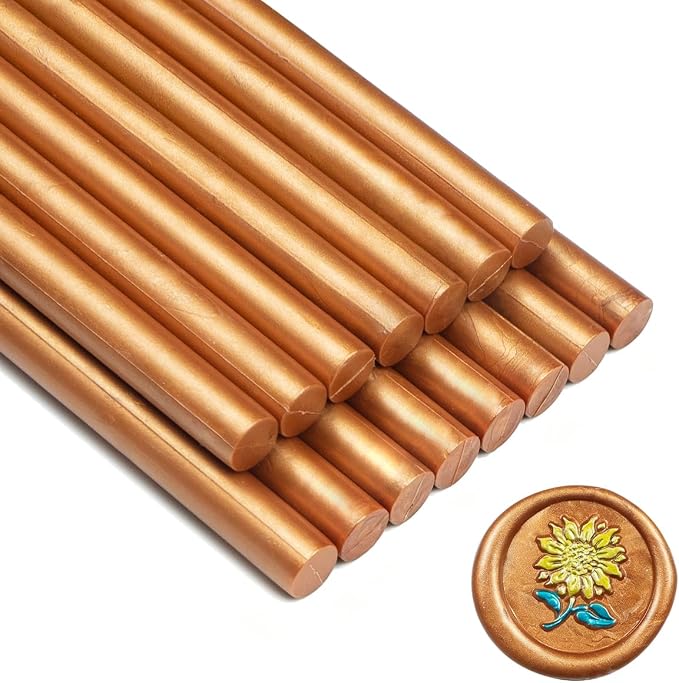Wax Seal Stick, 15 Pieces Glue Gun Wax Seal Sticks
