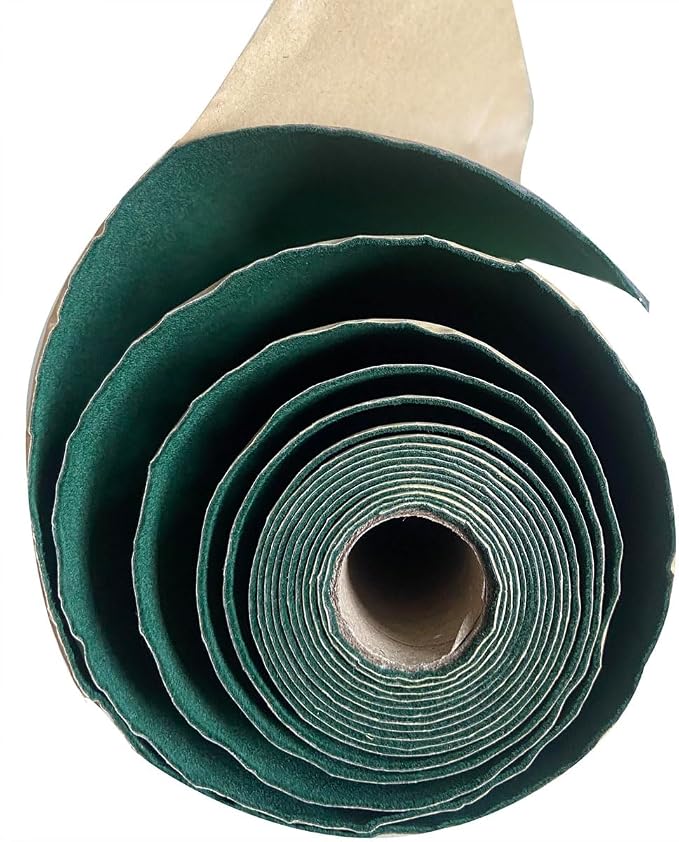 Adhesive Green Velvet Felt Fabric Liner