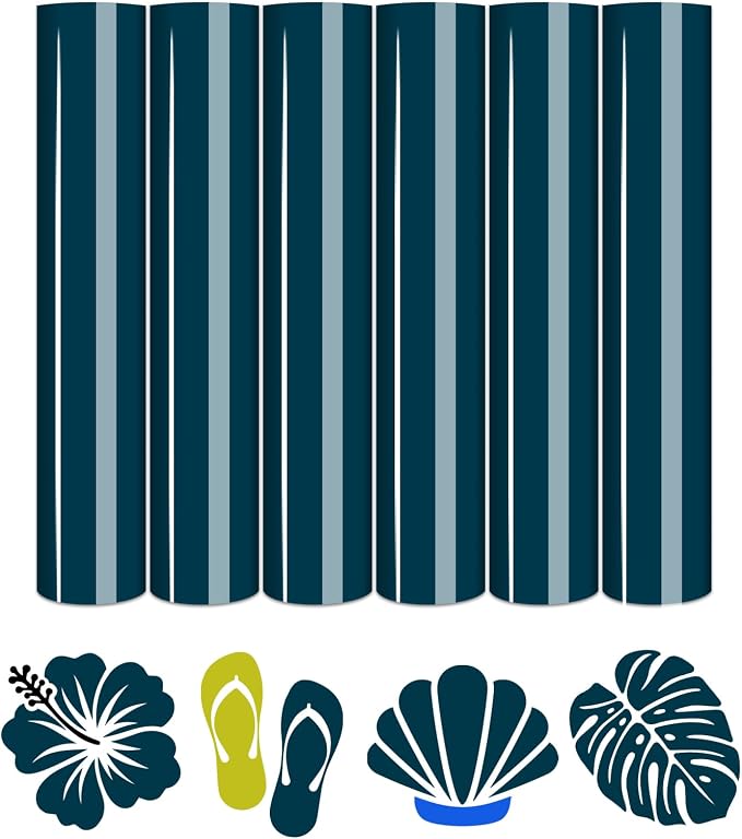 Tintnut Gulf Color Heat Transfer Vinyl, easy cut & weed, stretch washable