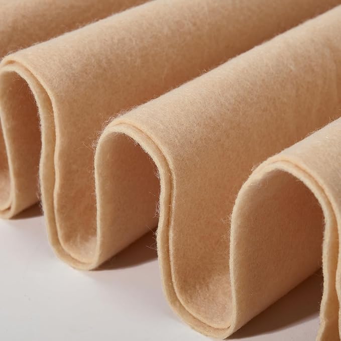 Soft Felt Fabric Sheets 1.6mm Thick Sewing Patwork Material Large Craft Felt