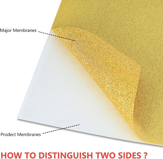 guangyintong Glitter Gold Heat Transfer Vinyl HTV Rolls