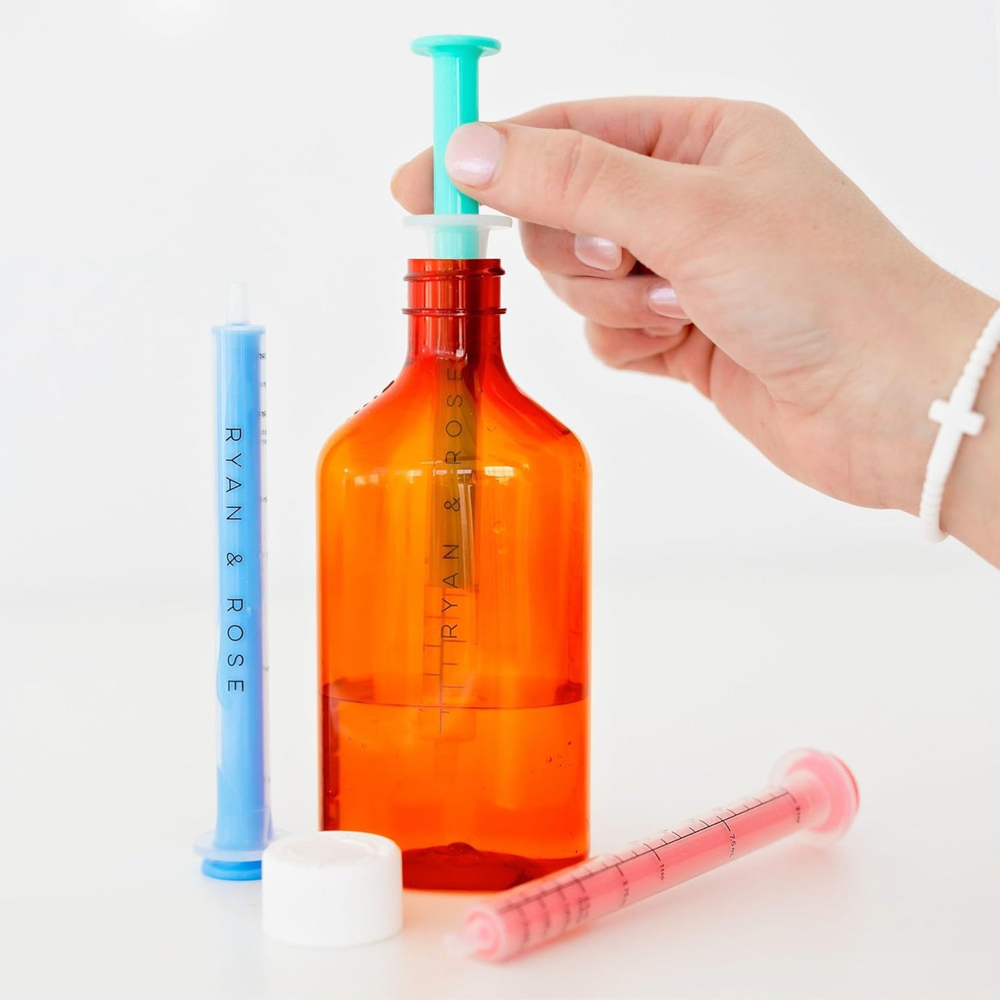 Ryan & Rose Cutie Dose - Baby Medicine Dispenser Syringe For Children - 3 Pack (Lollipop)