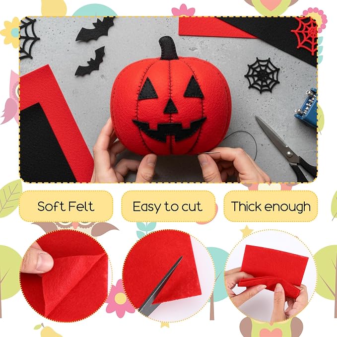 60PCS Felt Sheets Fabric