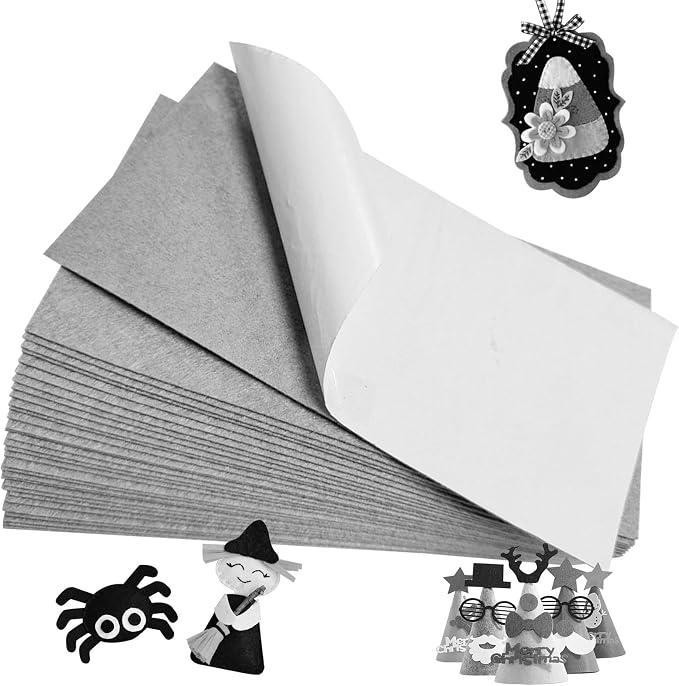 Jtnohx Self Adhesive Felt Sheets, Sticky Fabric Square