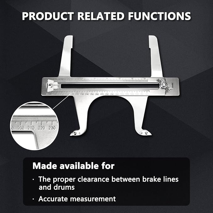 RAMATA Adjusting Brake Shoes and Installing Drum/Brake Resetting Gauge/Brake