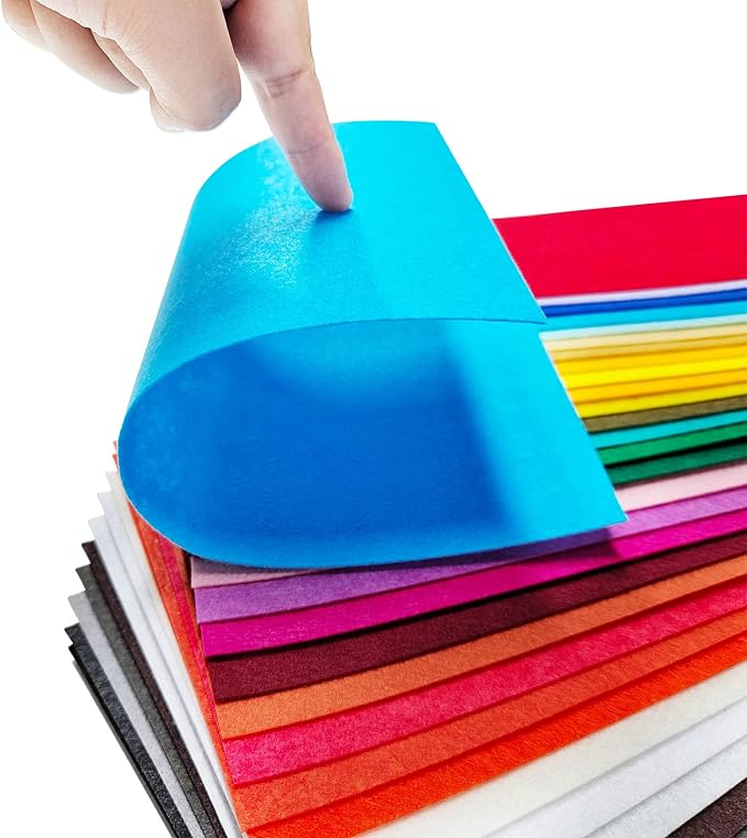 Jtnohx Stiff Felt Sheets, Craft Felt Square