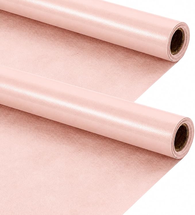 2 Rolls Blush Bulletin Board Paper Roll Non-Woven Bulletin Board Background