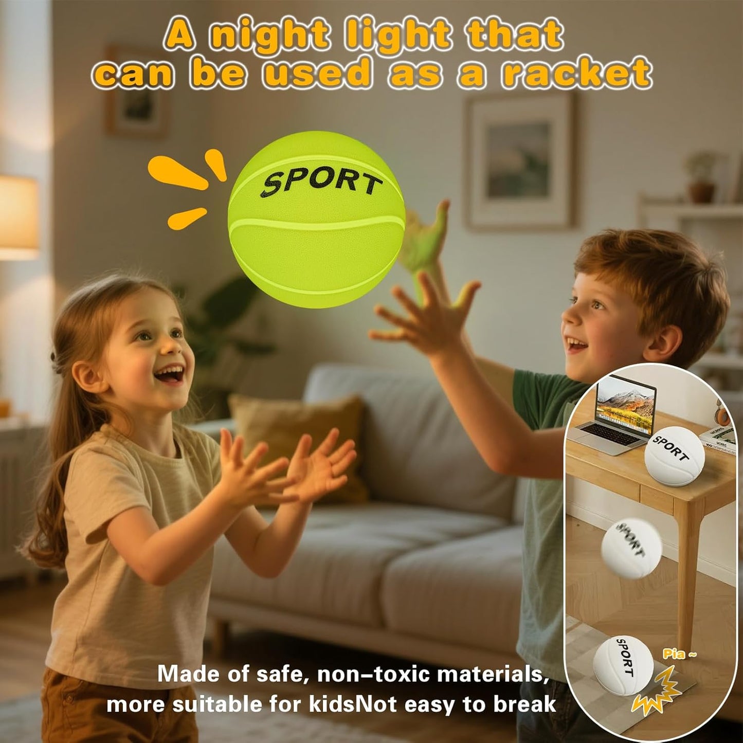Silicone Night Light for Kids Lamp, 9 Colors with Remote Timer, Dimmable Rechargeable Baby Night Lights for Nursery, Battery Operated Lamp for Bedroom, Girls and Boys, Toddler, Baby Gifts (5.91)