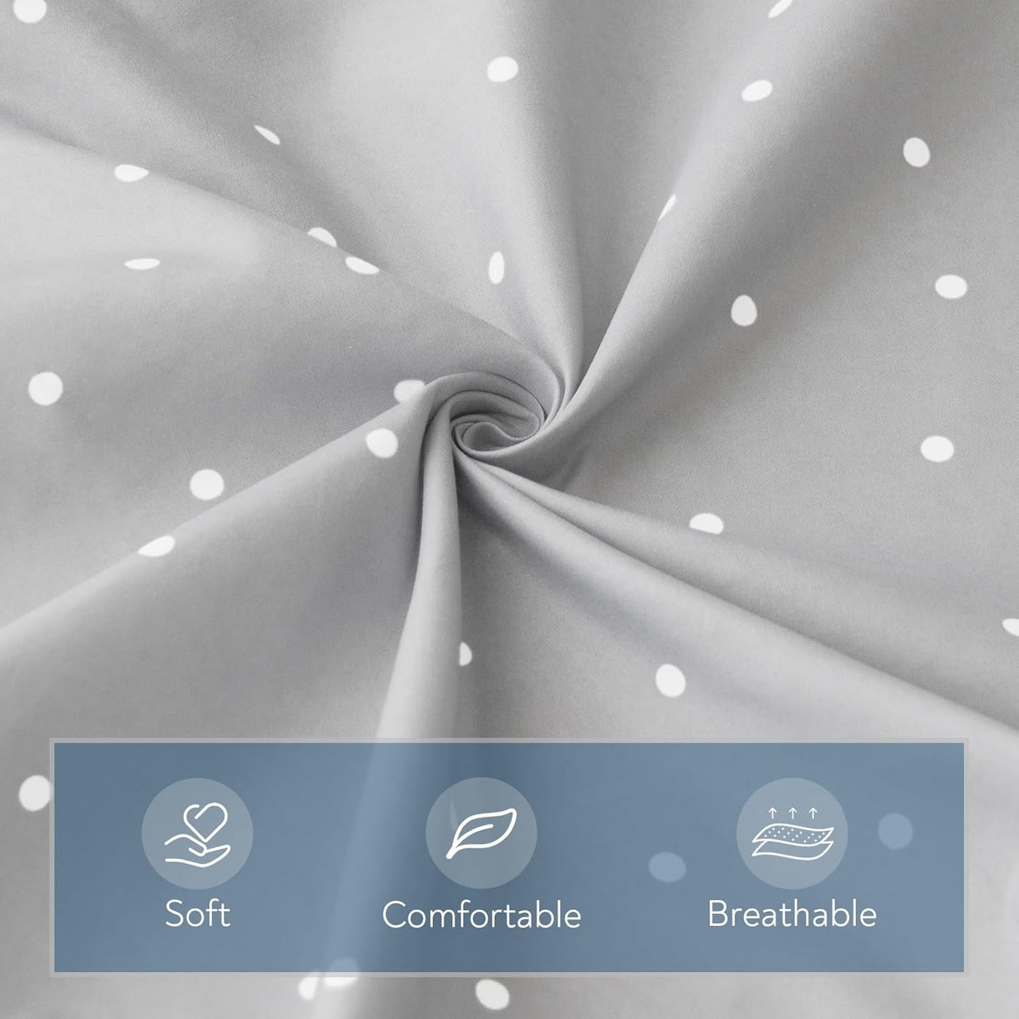 Crib Sheets for Boys 4 Pack, Fitted Baby Crib Sheet Neutral 52" x 28" for Standard Crib and Toddler Bed Mattress, Soft and Breathable Kid Toddler Sheets for Girls Boys, Grey