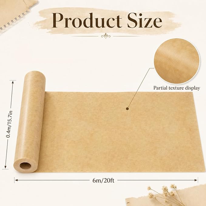 Vintage Parchment Bulletin Board Roll Non-Woven Fabric Poster | Back to School