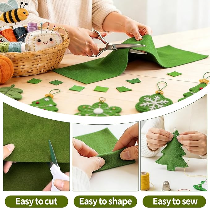 Campsite Green Fabric Sheet 108" X 36", 1.4mm Thick Large Soft Durable Flexible