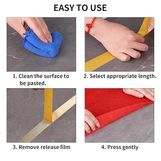 Birllaid Fabric Tape Multifunctional Double Sided Tape, Double Stick Carpet