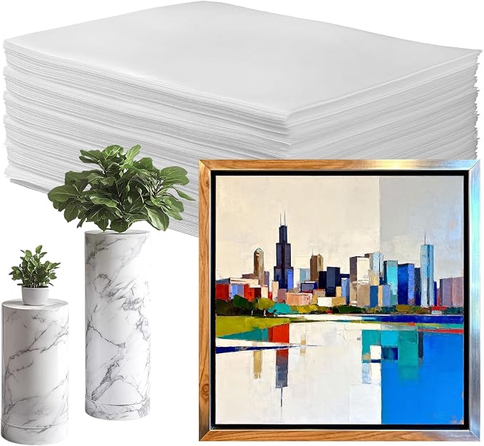 30Pack Large Foam Pouches 22x26 Inch, Cushion Foam Wrap Pouches