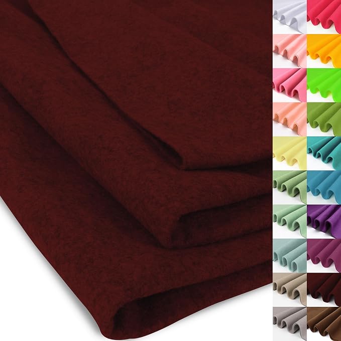 XSEINO Soft Felt Fabric, Large Single Piece, 36x108 Inch, 1.4mm Thick Deep