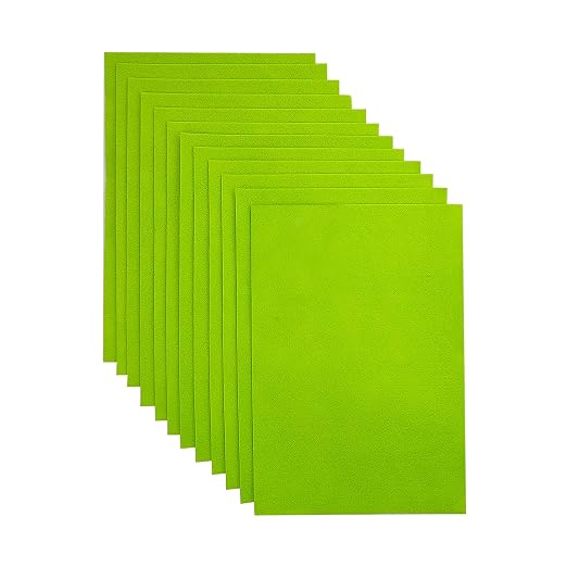 Jtnohx Self Adhesive Felt Sheets, 12 Pieces Felt Fabric