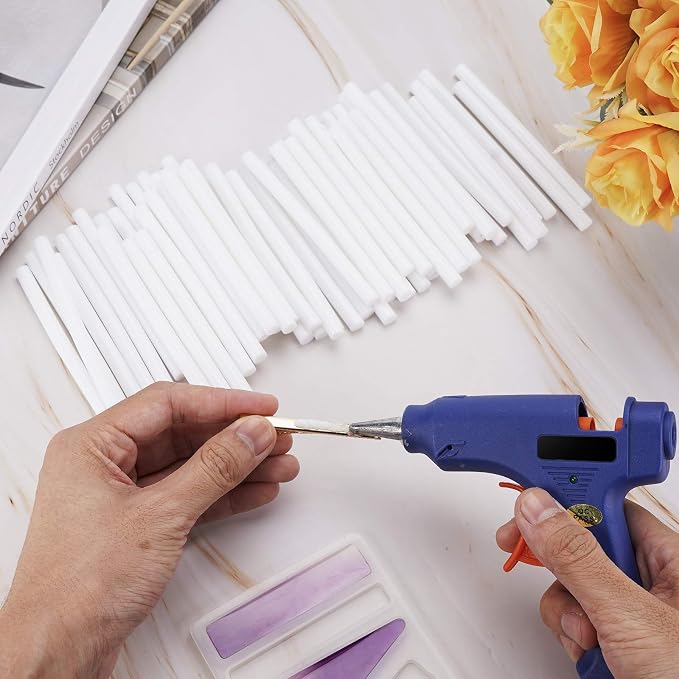 ENPOINT White Hot Glue Sticks Mini, Home General Repair, Holiday Gift Crafts