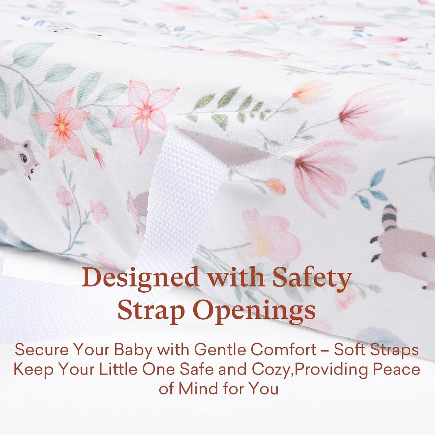 Quilted Changing Table Cover (2-Pack) Fitted Diaper Changing Pad Cover, Soft Breathable Ideal for Boys Girls (2-Pack)
