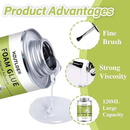120ML Foam Glue Clear Special Adhesive