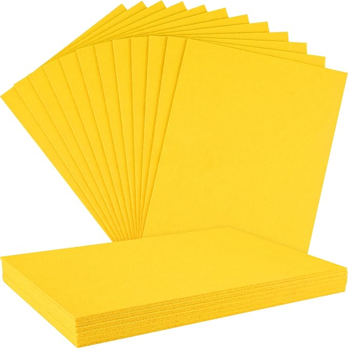 NEBURORA 12 Pcs 2mm Thick Stiff Felt Sheets