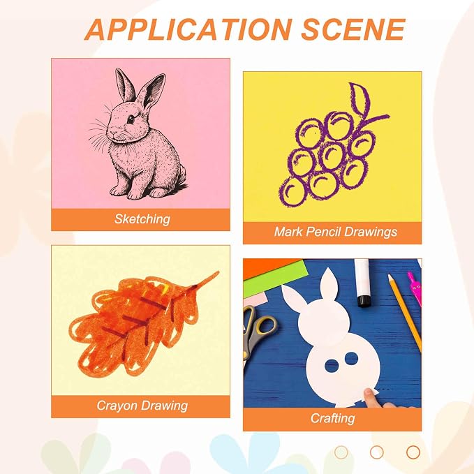 MECCANIXITY 24 Pcs Circle Card Stock, 3.9 Inch Round Cutouts Paper Thick
