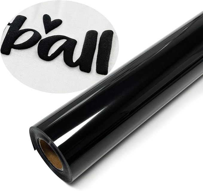 Puff Heat Transfer Vinyl, 12in X 8ft Iron on
