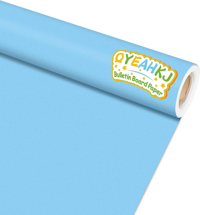 Sky Blue Bulletin Board Paper Roll Light Blue Bulletin Board Background Paper