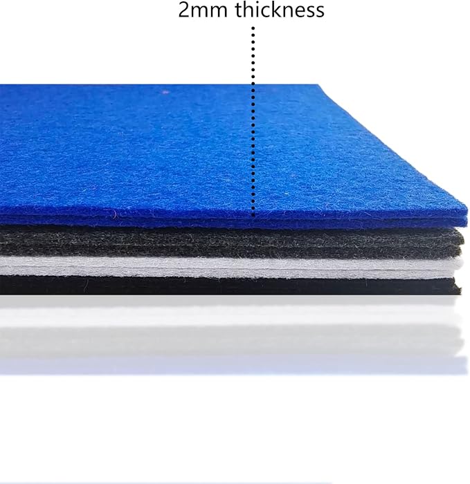 Jtnohx Stiff Felt, 2mm Thick Felt Sheets