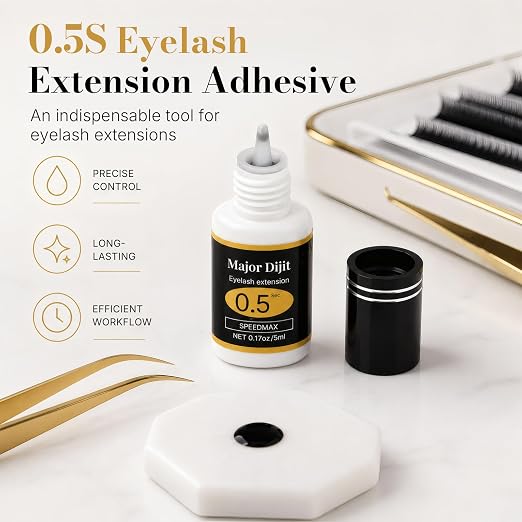 Eyelash Extension Glue 0.5 Sec Drying time | lash Extension Glue Retention 4-5