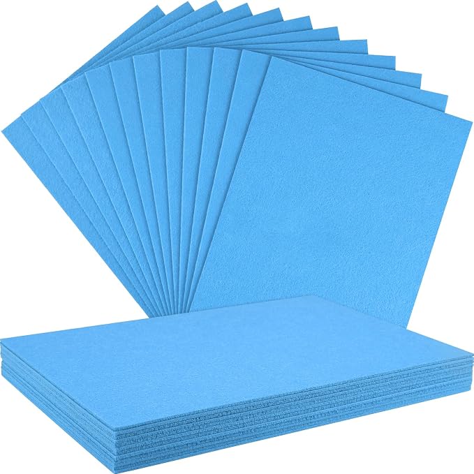 NEBURORA 12 Pcs 2mm Thick Stiff Felt Sheets