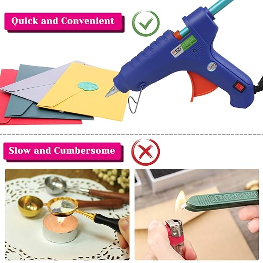 Paxcoo 26pcs Wax Seal Sticks for Stamps, Letters and Crafts