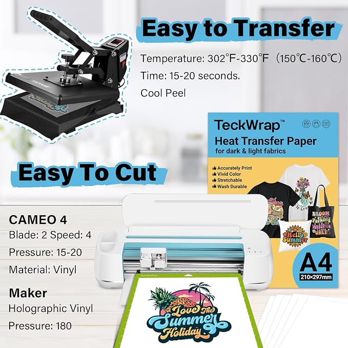 TECKWRAP Printable Heat Transfer Paper