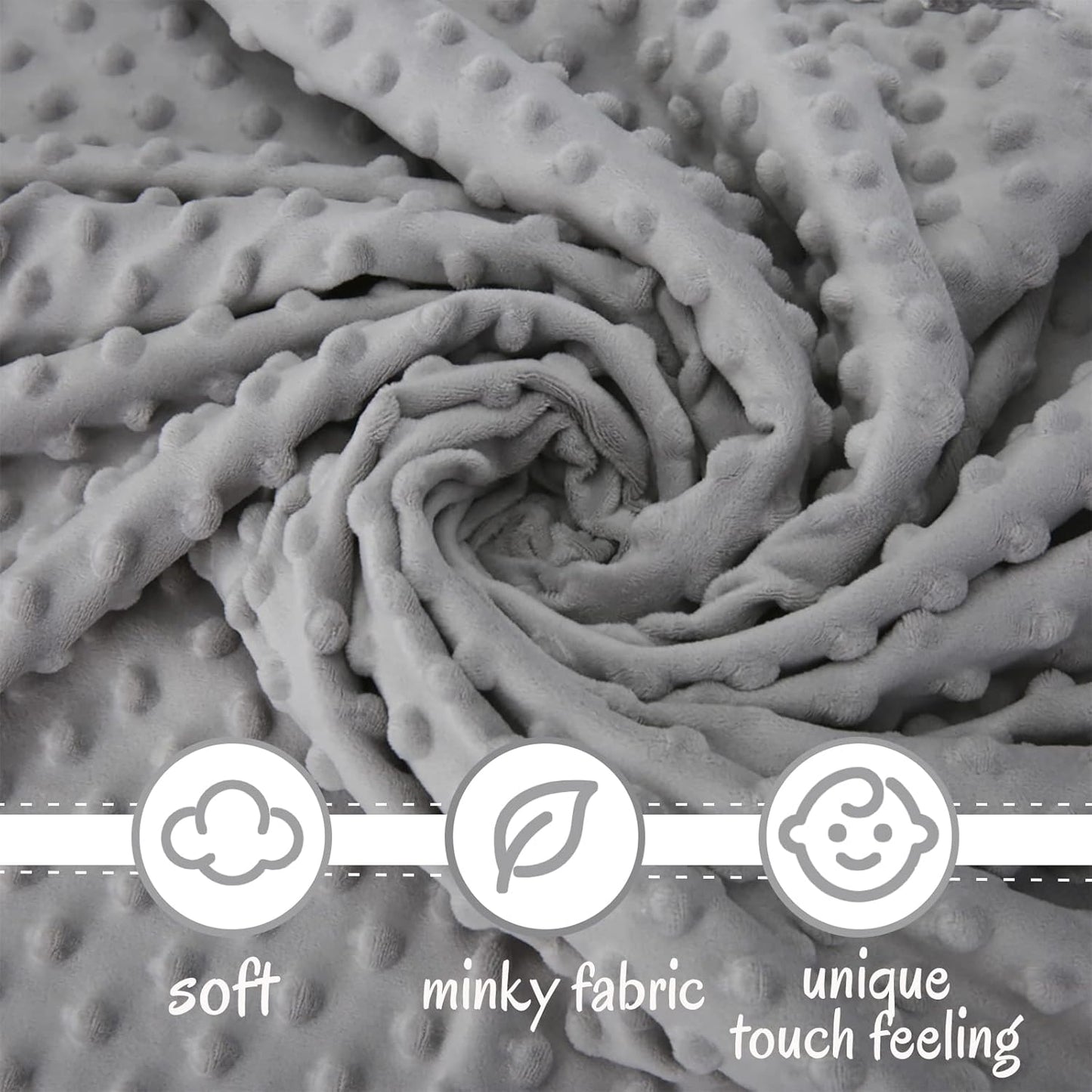 Pro Goleem Elephant Loveys for Babies Soft Security Blanket Infant Snuggle Toy Stuffed Animal Blanket Baby Registry Search Baby Boy Gifts for Infant and Toddler Gray 16 Inch
