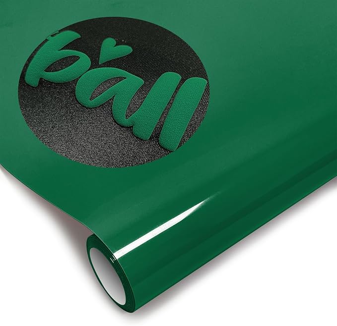 Puff Heat Transfer Vinyl, 12in X 5ft Iron on