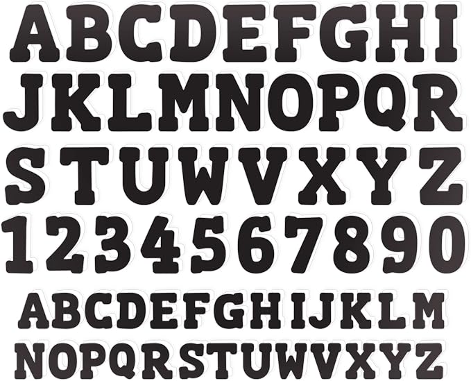 ArtSkills Paper Poster Letters and Numbers