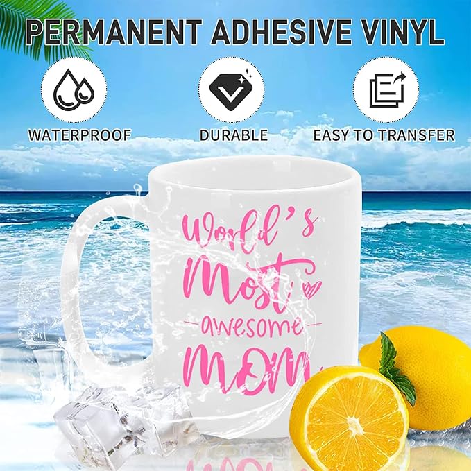 IModeur Glossy Pink Permanent Vinyl
