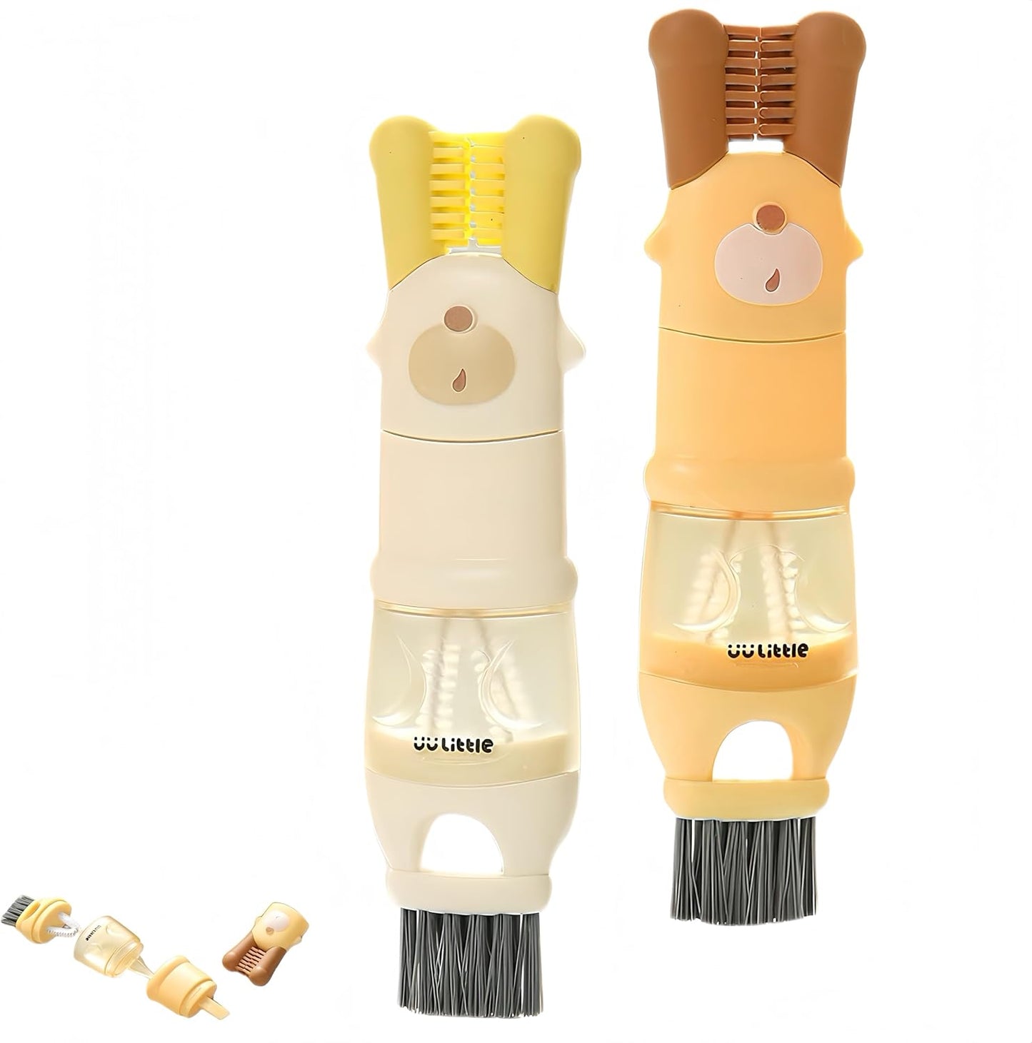 5-in-1Cup Lid Gap Cleaning Brush Set,Multipurpose Bottle Gap Cleaner Brush, lid Cleaning Brush,Water Bottle Cleaner Brush, Home Kitchen Cleaning Tools(2 Pcs)