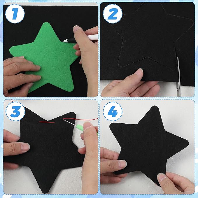Ymapinc 10PCS Felt Fabric Sheets