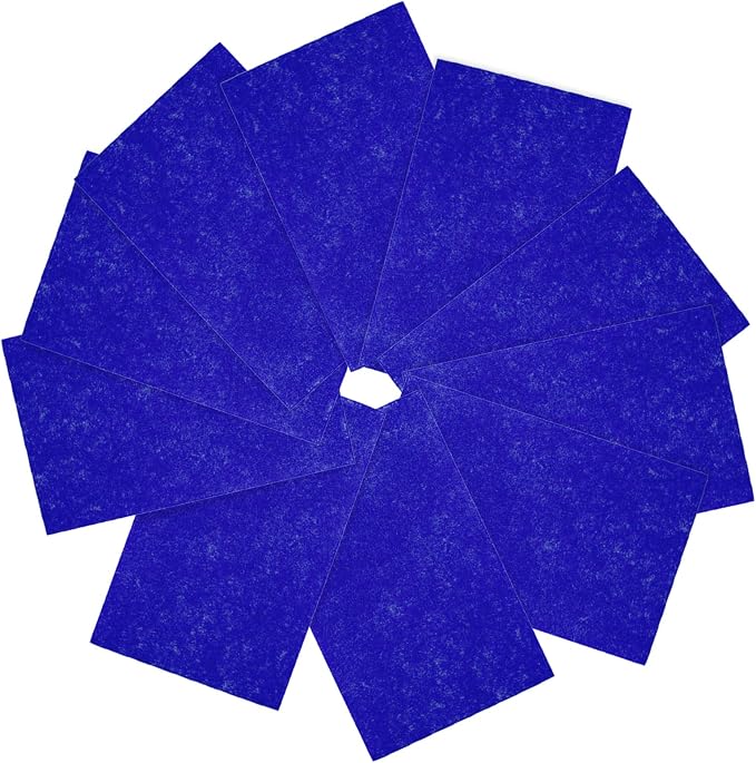 10Pcs Felt Sheets Fabric, for Halloween Christmas, for DIY and Sewing Projects