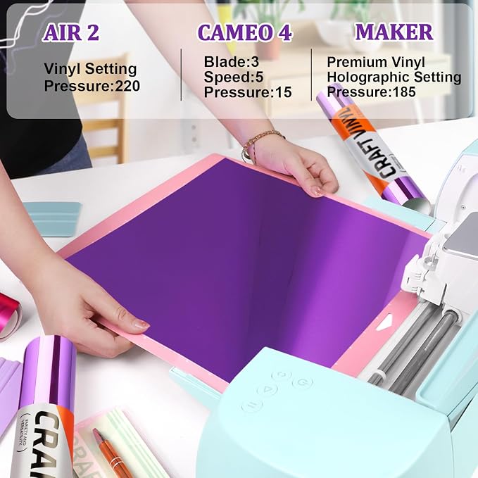WRAPXPERT Chrome Vinyl Purple Chrome Mirror Metallic No Bubble 12" x5ft