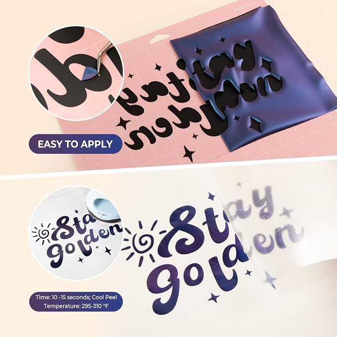 HTVRONT Chameleon HTV Heat Transfer Vinyl