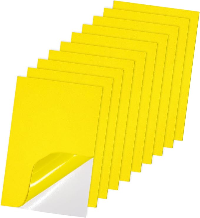 Adhesive Foam Sheets, 7x11.3 Inch Craft Eva Foam Sheets, 2mm Thick 10 Pcs