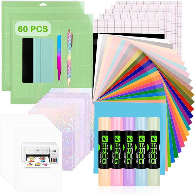 VINYL FROG 60PCS Accessories Bundle